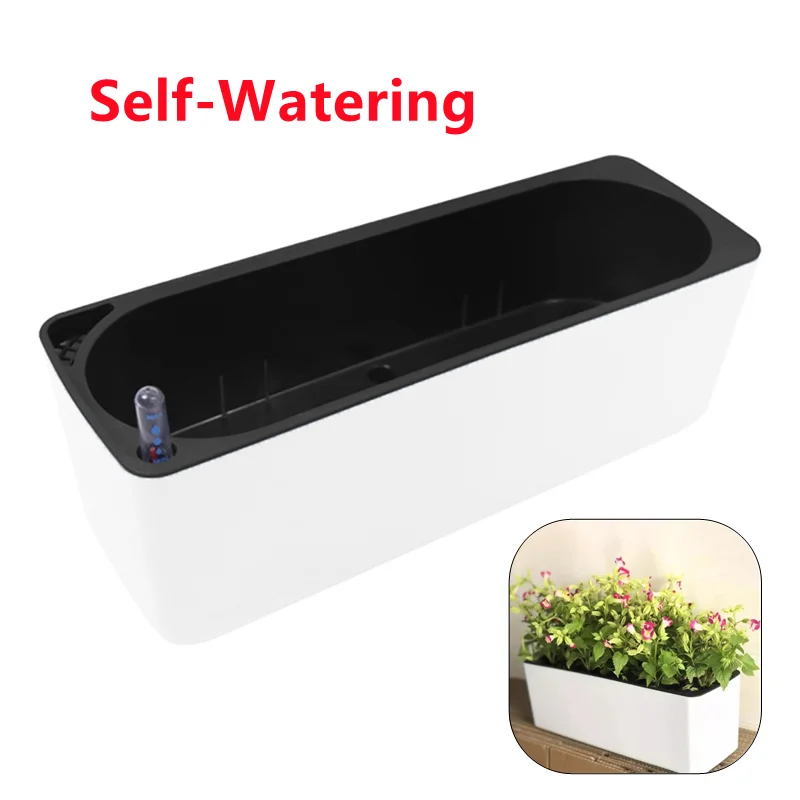 أصيص زهور مستطيل كسول بوعاء زه - مراجعة Automatic Plant Waterer وسعره